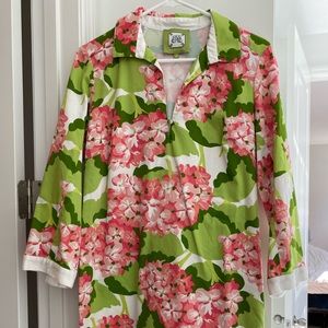 Elizabeth McKay Hydrangea Collared Dress